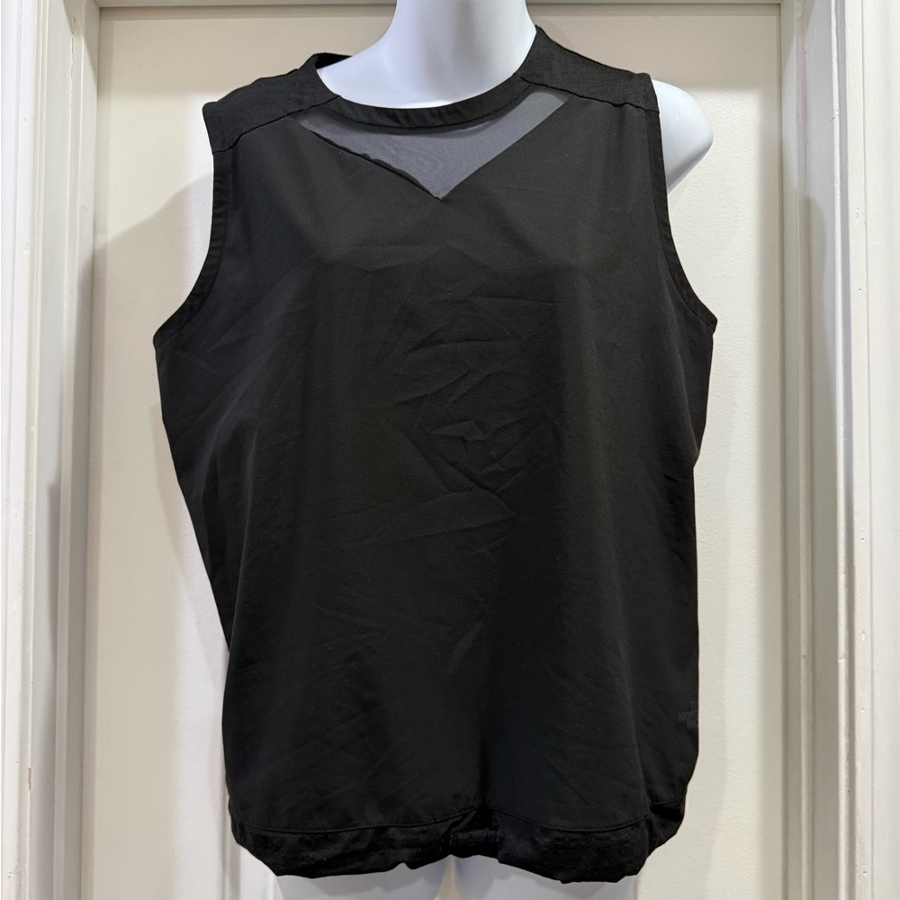 The North Face Black Mesh Detail Athletic Tank Top Size Medium